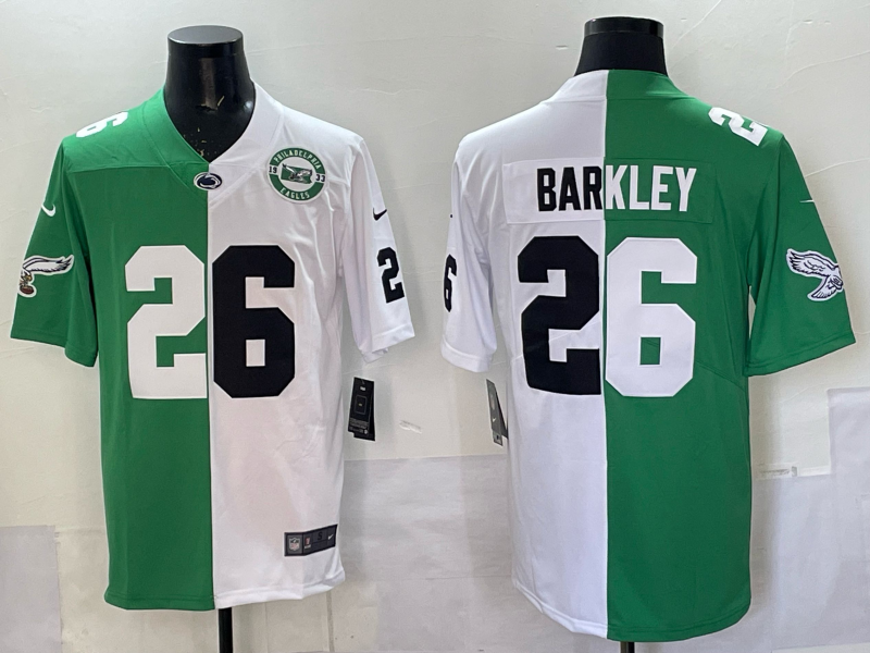 Men 2026 Philadelphia Eagles #26 Barkley green Nike Limited NFL Jersey 0920011->philadelphia eagles->NFL Jersey